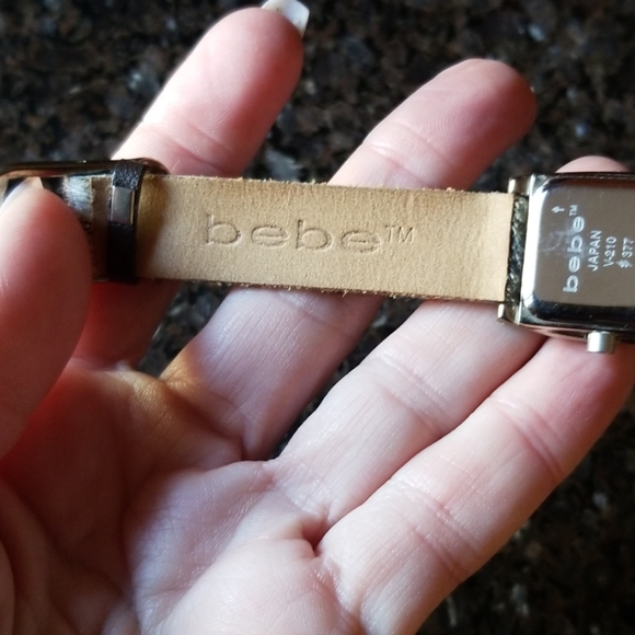 Bebe zebra striped leather watch - Picture 4 of 4